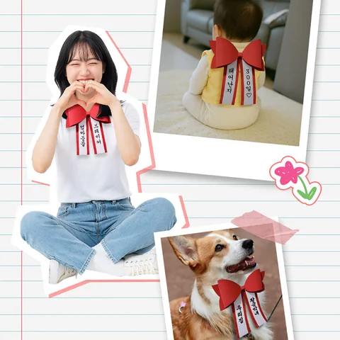 인간화환 리본 추가 사진